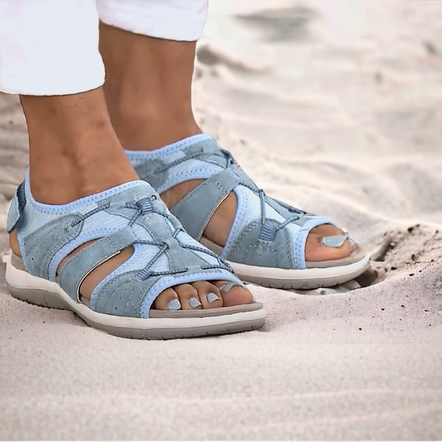 Women's Sandals – Comfortable Open Toe Summer Shoes for Vacation & Leisure
