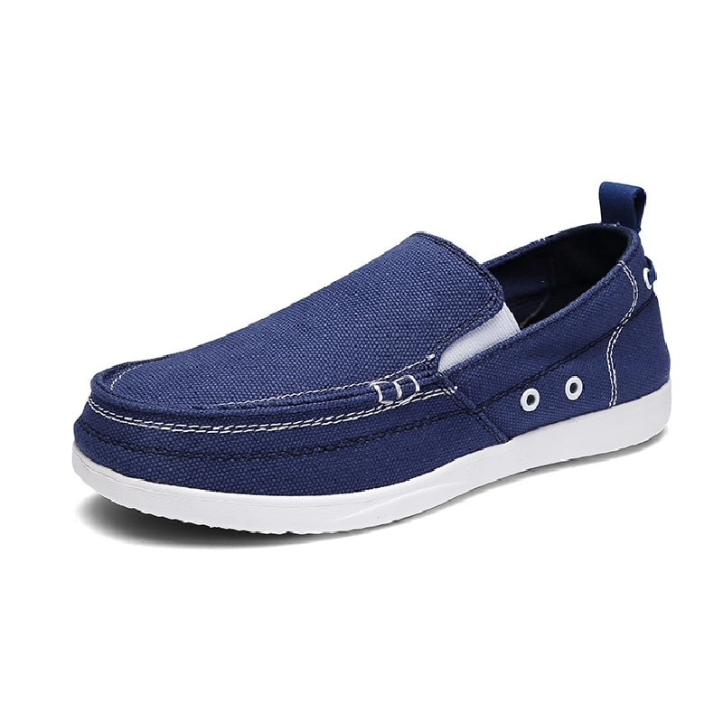 Herren Canvas Slipper – Atmungsaktive bequeme Schuhe für Freizeit und Alltag