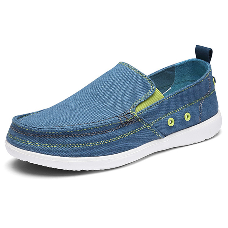 Herren Canvas Slipper – Atmungsaktive bequeme Schuhe für Freizeit und Alltag