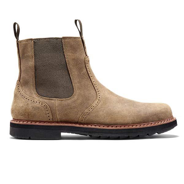 Chelsea Boots Herren – Luxe Trendy Chelsea Stiefel aus Leder für Alltag