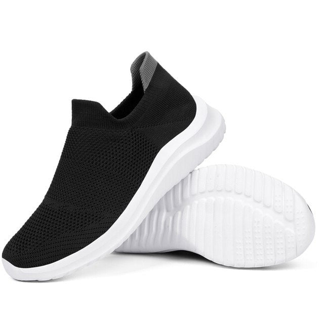 Men's Comfortable Sneakers – Breathable Shoes with Wide Toe Box for Daily Wear