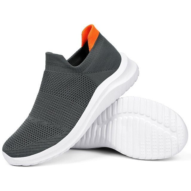 Men's Comfortable Sneakers – Breathable Shoes with Wide Toe Box for Daily Wear