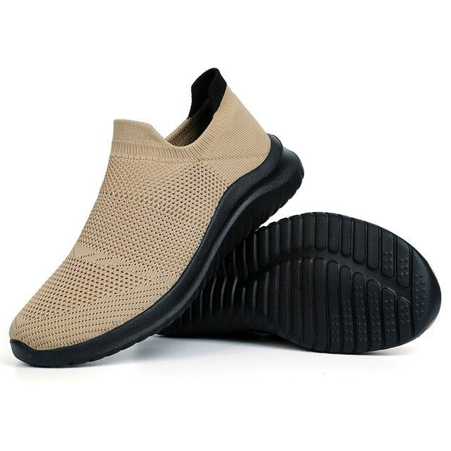 Men's Comfortable Sneakers – Breathable Shoes with Wide Toe Box for Daily Wear