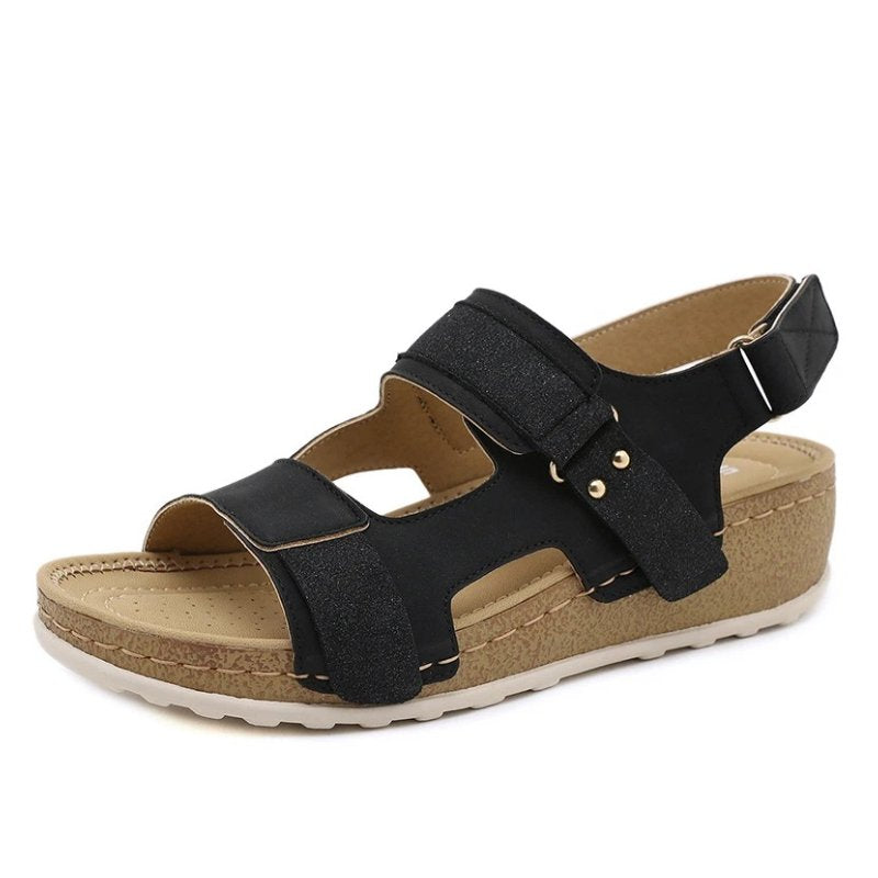 Bequeme Damensandalen – Atmungsaktive Sandalen mit verstellbaren Riemen für Damen