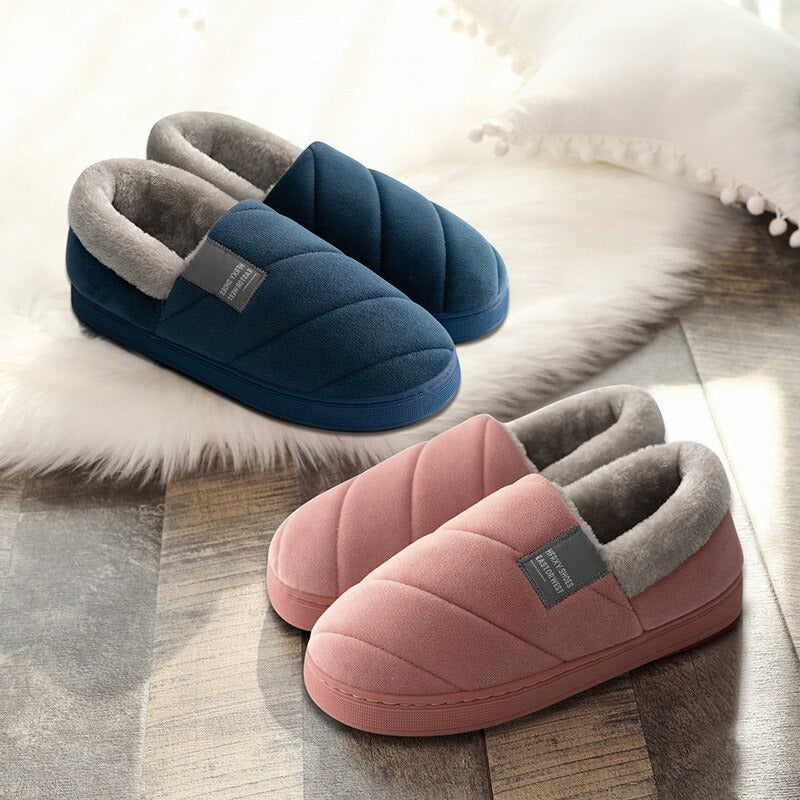 Cozy Slippers for Family – Warm Lining, Soft Indoor Footwear for Home
