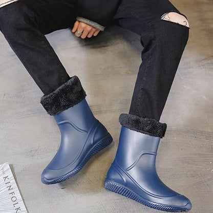 Gummistiefel bequem – Wasserdichte Gummistiefel mit Wärme, Stabilität und stilvollem Design