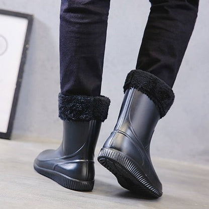 Gummistiefel bequem – Wasserdichte Gummistiefel mit Wärme, Stabilität und stilvollem Design