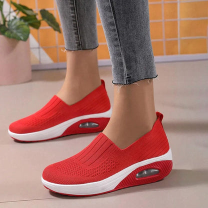 Atmungsaktive Slip-On Sneakers Damen – Ergonomische, bequeme Schuhe für Alltag