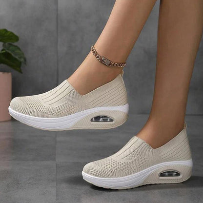 Atmungsaktive Slip-On Sneakers Damen – Ergonomische, bequeme Schuhe für Alltag