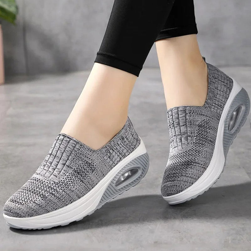 Atmungsaktive Slip-On Sneakers Damen – Ergonomische, bequeme Schuhe für Alltag