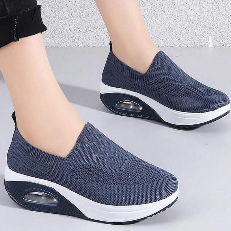 Atmungsaktive Slip-On Sneakers Damen – Ergonomische, bequeme Schuhe für Alltag