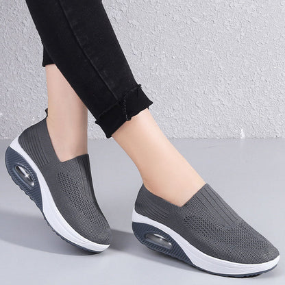 Atmungsaktive Slip-On Sneakers Damen – Ergonomische, bequeme Schuhe für Alltag