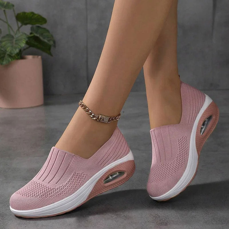 Atmungsaktive Slip-On Sneakers Damen – Ergonomische, bequeme Schuhe für Alltag