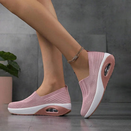 Atmungsaktive Slip-On Sneakers Damen – Ergonomische, bequeme Schuhe für Alltag