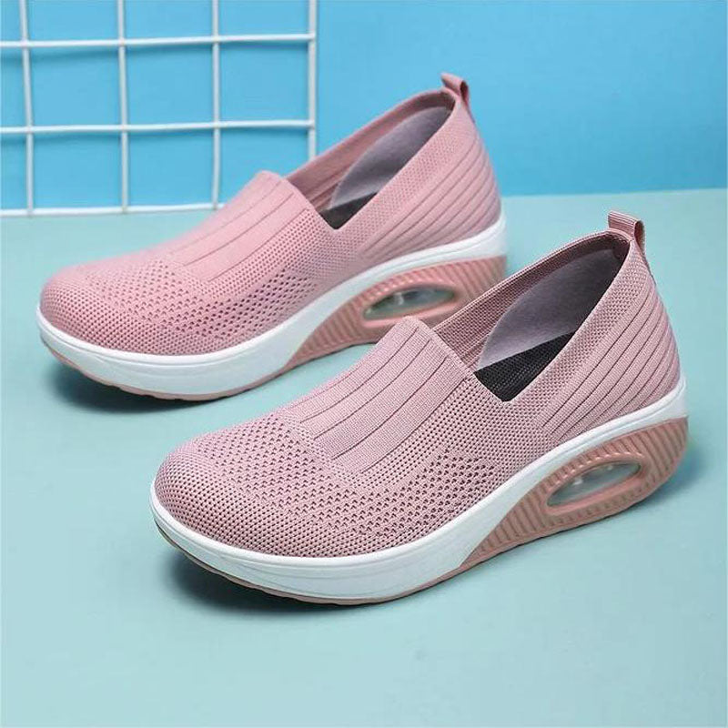 Atmungsaktive Slip-On Sneakers Damen – Ergonomische, bequeme Schuhe für Alltag