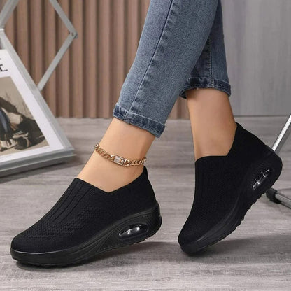 Atmungsaktive Slip-On Sneakers Damen – Ergonomische, bequeme Schuhe für Alltag