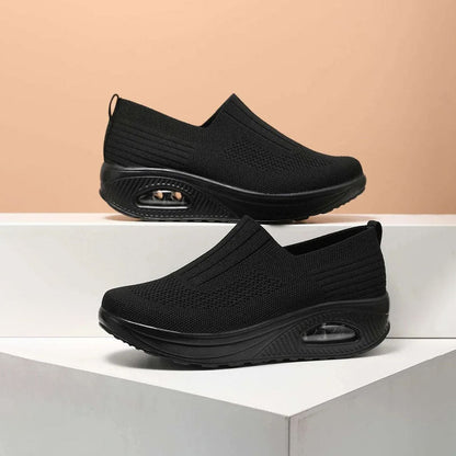 Atmungsaktive Slip-On Sneakers Damen – Ergonomische, bequeme Schuhe für Alltag