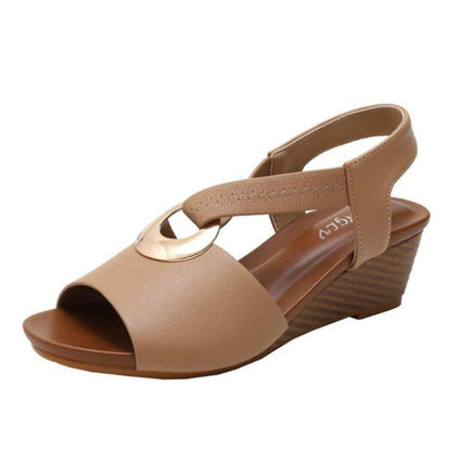 Damen Sandalen – Elegante Wedge-Absatz Sandalen für den Sommerkomfort