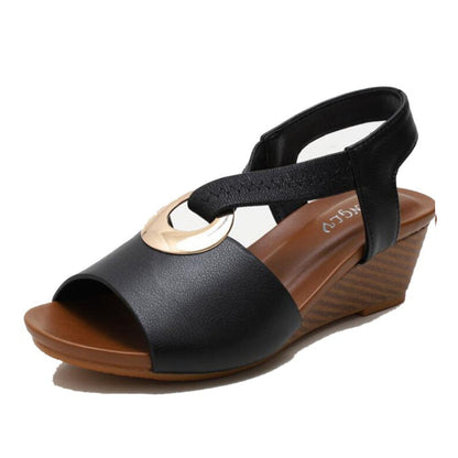 Damen Sandalen – Elegante Wedge-Absatz Sandalen für den Sommerkomfort