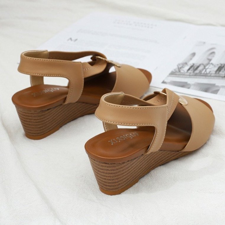 Damen Sandalen – Elegante Wedge-Absatz Sandalen für den Sommerkomfort