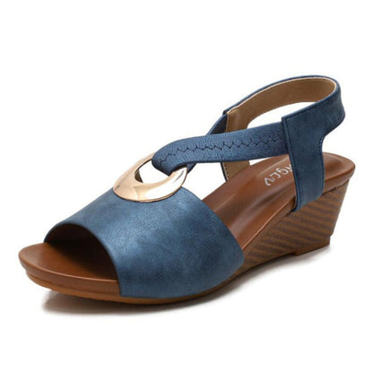 Damen Sandalen – Elegante Wedge-Absatz Sandalen für den Sommerkomfort