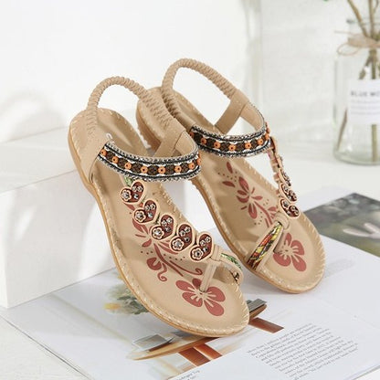 Sandalen Damen – Elegante Boho Chic Sandalen aus hochwertigem Material