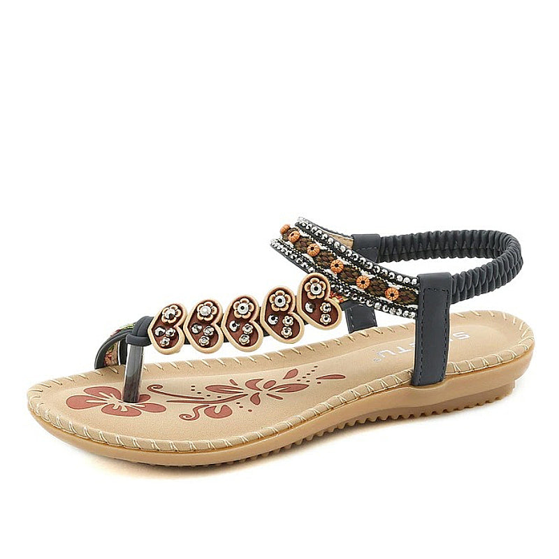 Sandalen Damen – Elegante Boho Chic Sandalen aus hochwertigem Material