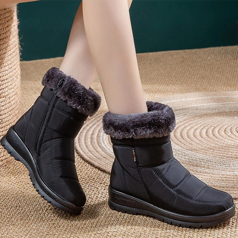 Winterstiefel Damen – Warme und bequeme Stiefel für kalte Tage, gefüttert und stylish