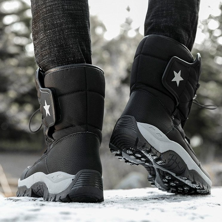 Winterstiefel für Herren – Warme gefütterte Wanderschuhe für abenteuerliche Outdoor-Aktivitäten