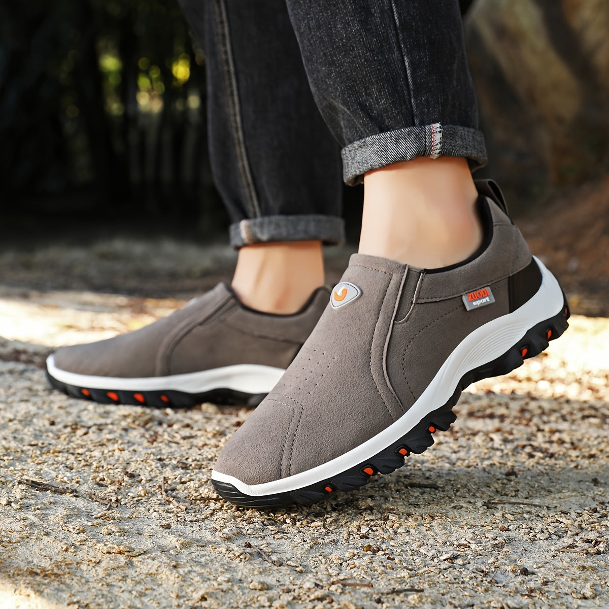 Herren Sneakers Slip-On – Trendige Antirutschschuhe mit robuster EVA-Sohle