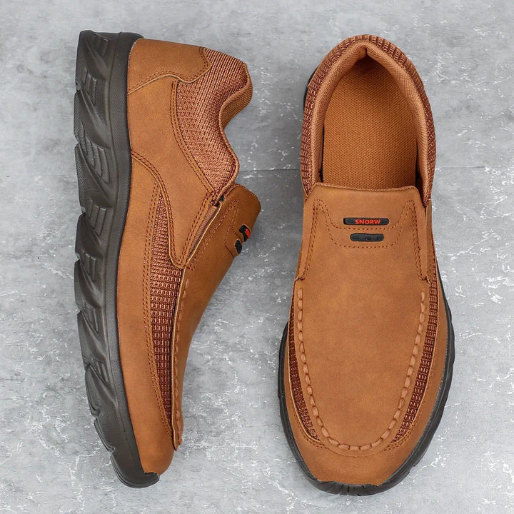 Moccasins for Men – Airy Orthopedic Slip-On Shoes in High-Quality Material