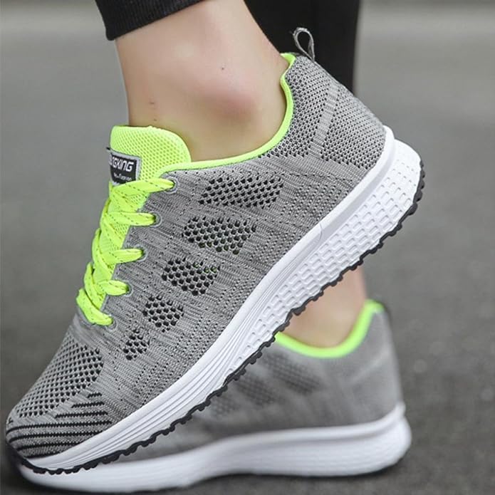 Ergonomische Damensneaker – Bequeme Strick Sneakers für Alltag und Sport