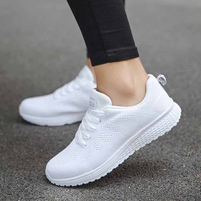 Ergonomische Damensneaker – Bequeme Strick Sneakers für Alltag und Sport