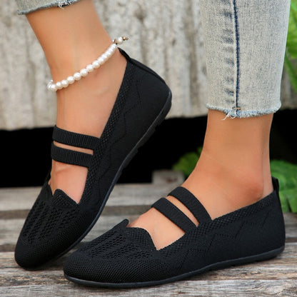 Atmungsaktive Pantoletten Damen – Bequeme Mesh Slides mit Riemen für Sommer