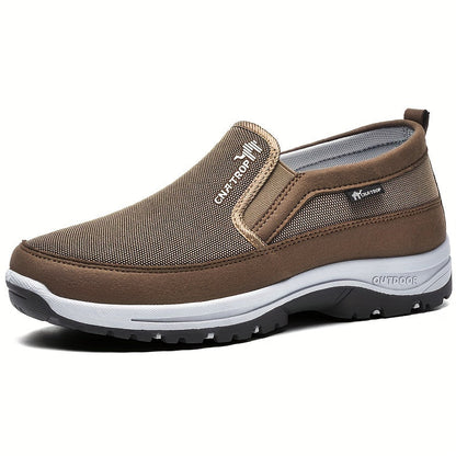 Men's Hiking Shoes – Durable Slip-On Outdoor Footwear, Breathable Comfort