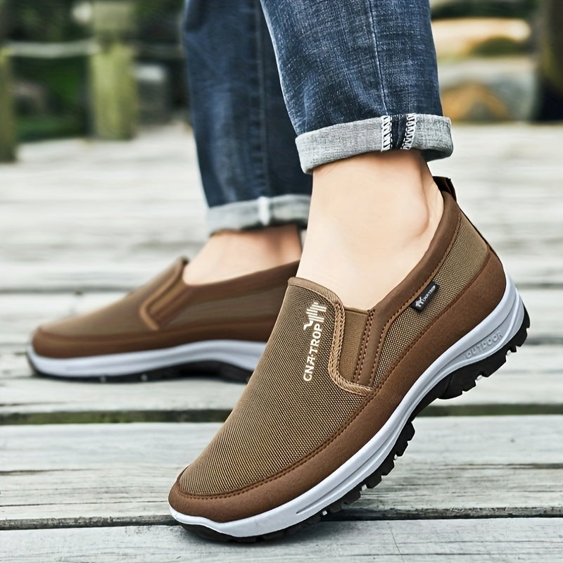 Wanderschuhe Herren – Komfortable Slip-On Outdoor Schuhe robust und atmungsaktiv