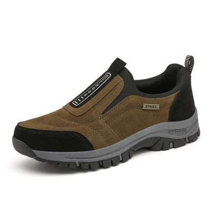 Wanderschuhe wasserdicht – Robuste Slip-On Outdoor-Schuhe bequem für Herren