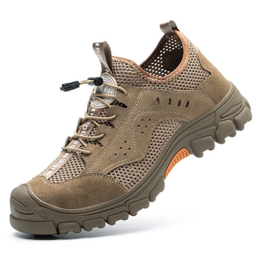 Safety Shoes for Men – Steel Toe Industrial Work Boots with Slip-Resistant Sole