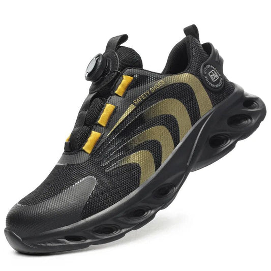 Safety Shoes Lightweight – Lace-Free Work Shoes with Reinforced Toe Protection