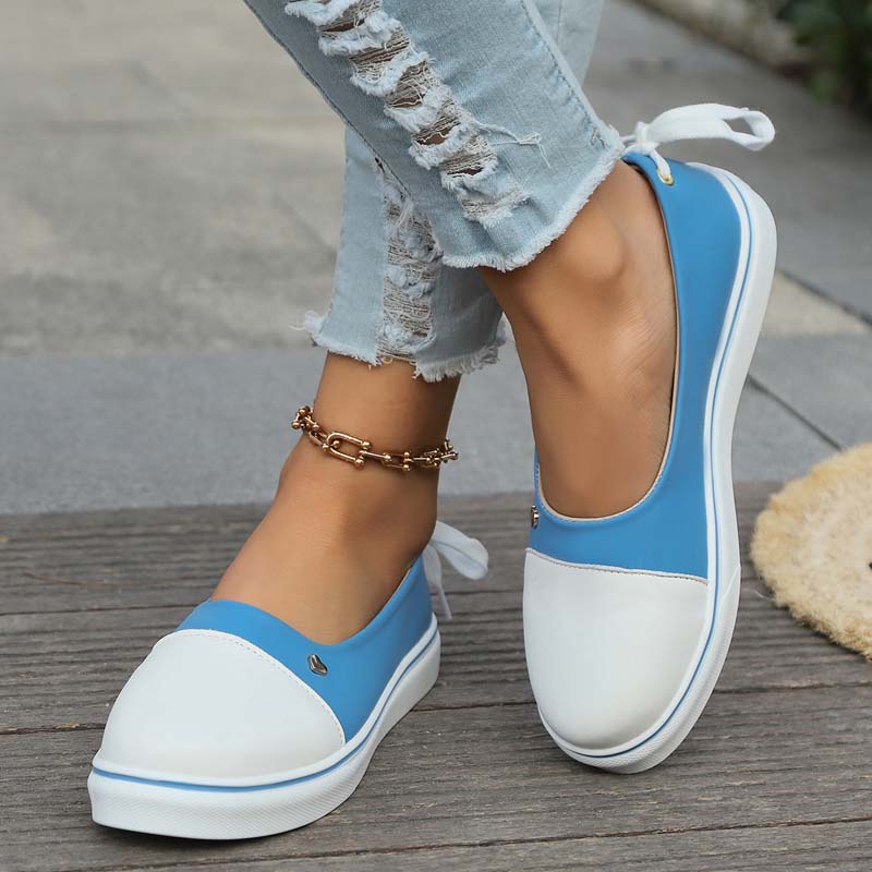 Niedrige Sneakers Damen – Stylische Schnürschuhe mit Absatz für Alltag