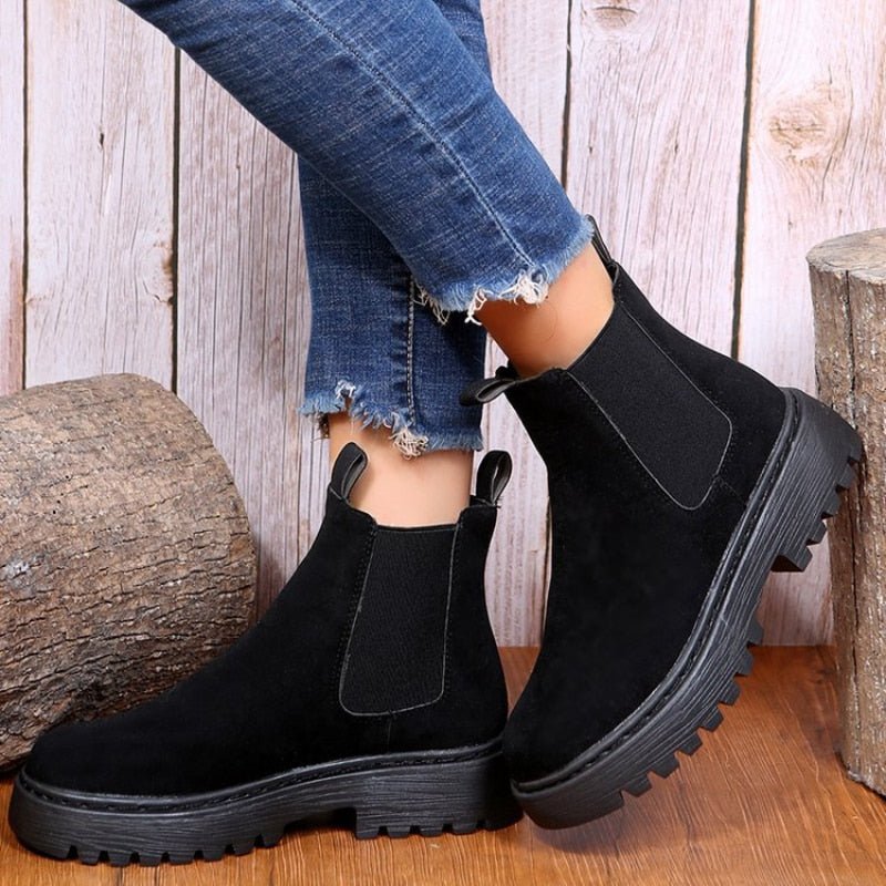 Slip-On Winter | Orthopedische Vrouwen Winterlaars Zonder Veters