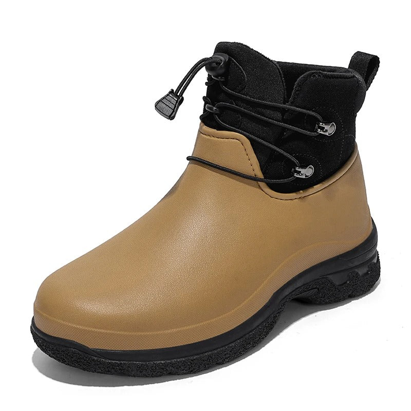 Luxe Regenstiefel Herren – Wasserdichte Stiefel mit Knöchelriemen für Outdoor