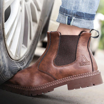 Sicherheitsstiefel für Arbeiter – Rutschfeste, wasserdichte und bequeme Stiefel