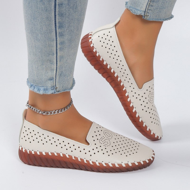 Luftige Slipper Damen – Bequeme Slipper mit Lochmuster für Sommer und Freizeit