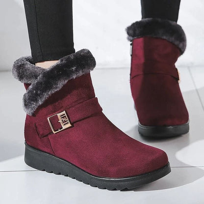 Warme Winterstiefel Damen – Bequeme Stiefel mit Unterstützung und rutschfester Sohle