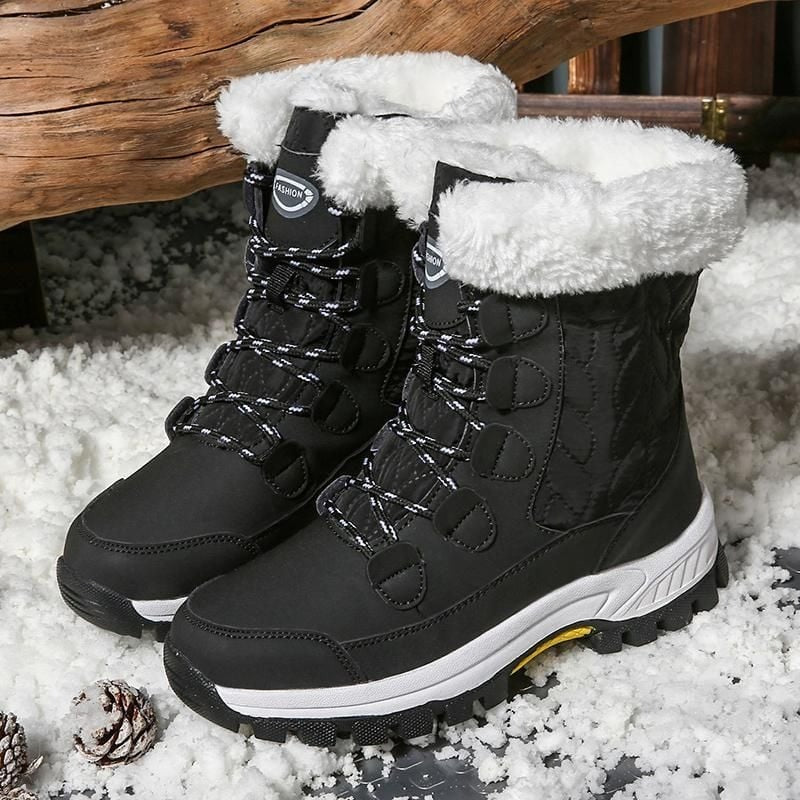 Winterstiefel Damen – Bequeme warme Stiefel für kalte Tage, rutschfest und stylisch