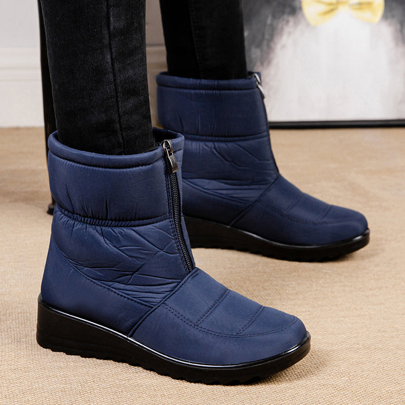 Wasserdichte Winterstiefel Damen – Orthopädische Stiefel mit rutschfesten Sohlen