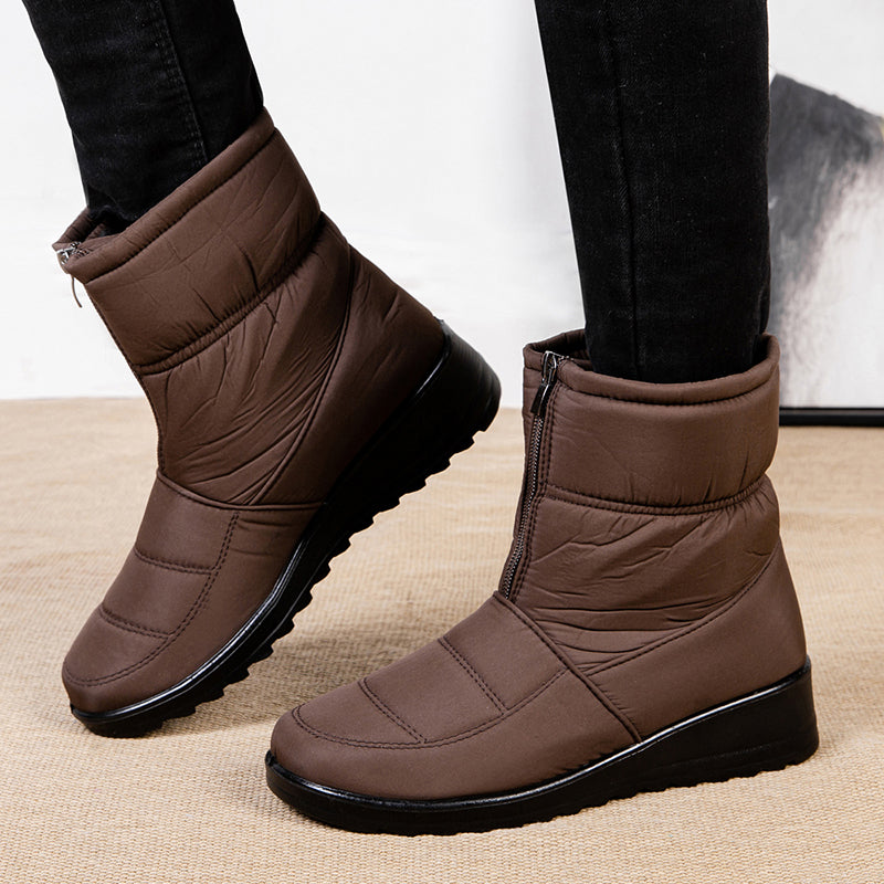 Wasserdichte Winterstiefel Damen – Orthopädische Stiefel mit rutschfesten Sohlen