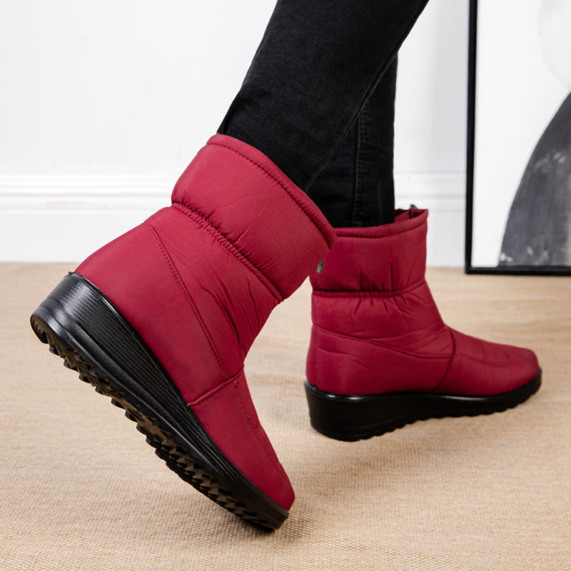 Wasserdichte Winterstiefel Damen – Orthopädische Stiefel mit rutschfesten Sohlen