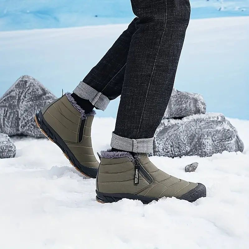 Winterstiefel für Herren – Warme Outdoor Schuhe für kaltes Wetter und Schnee